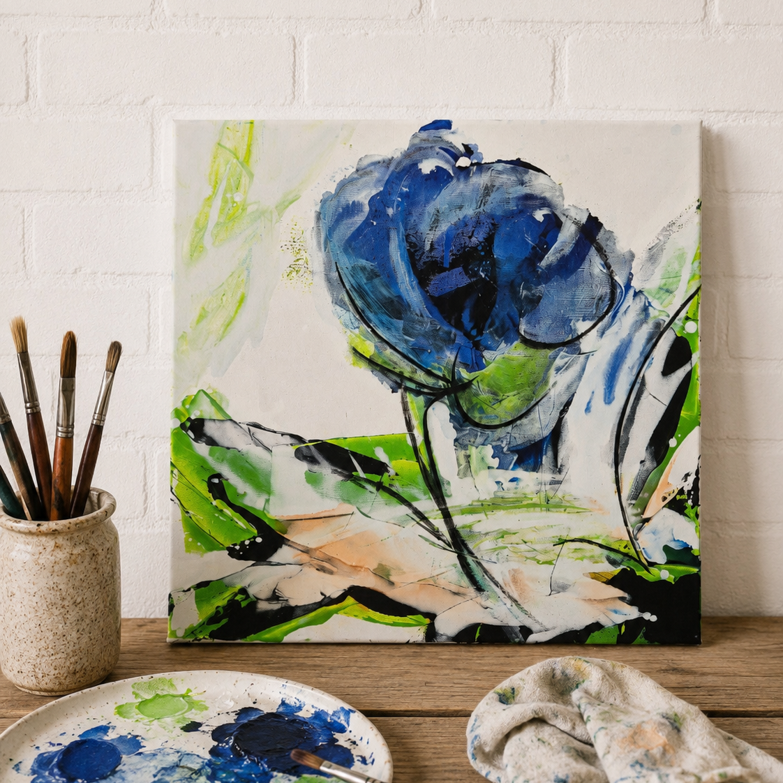 Blütenenergie – Florale Malerei